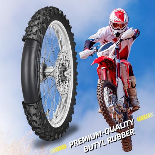 Image of GICOOL 2.50 /2.75-10 inch (80 /90-10) Mini Dirt Bike Replacement Heavy Duty Butyl Inner Tubes, 2 Pack with TR4 Valve Stem, Fits for Honda CRF50 /XR50, Yamaha PW50 /TTR50, Suzuki DRZ70 /JR50, Razor MX650 /MX500