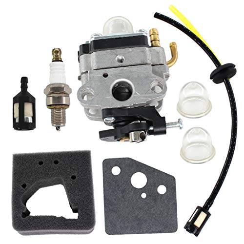 USPEEDA Carburetor Air Fuel Filter Kit for Troy-Bilt TB26TB TB425CS TB475SS TB490BC TB575SS TB146EC TB590BC TB525CS Trimmer