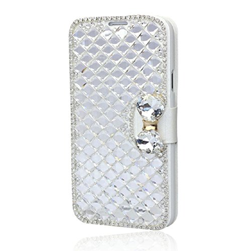 Fullkang Bling Crystal Rhinestone Leather Case Cover for Samsung Galaxy S5 i9600