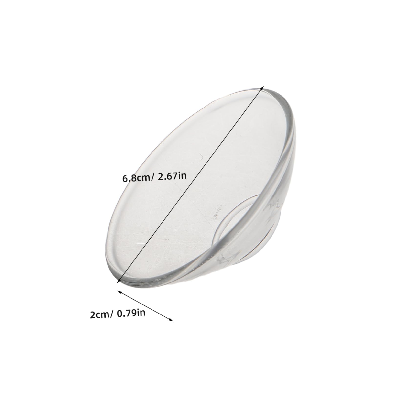 HEALLILY Protège-Gouttes de Cire en Verre Transparent Protection Anti-Gouttes Maison Restaurant 12pcs Porte-Bougies Cannelé Solide pour Bougies
