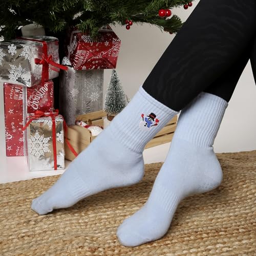 Image of Mint & Oak Pilates Socks with Grips for Women, Ankle Length Non-Slip Yoga Socks, Cotton Ideal For Yoga, Pilates, Gym, Workout, Cute Women's Gift