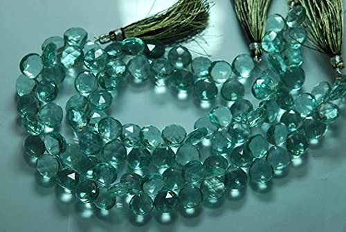 Améthyste verte cœur facetté en quartz pour un cadeau unique