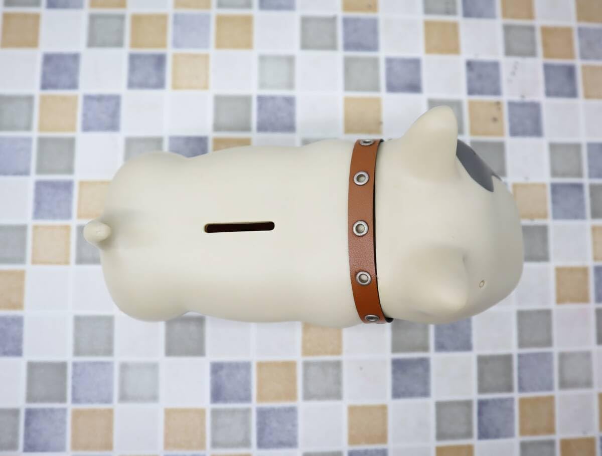 Amazon.co.jp: ノーブランド品レトロ|ブルテリア貯金箱|TAPAS犬の貯金