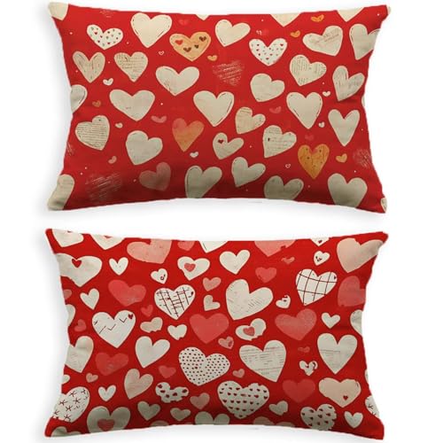Coines de sofá rojo 40x60 en terciopelo para decorar tu salón este invierno 3