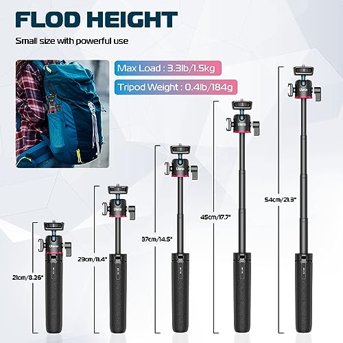 ULANZI MT-73 Extension Pole Tripod, Mini Selfie Stick