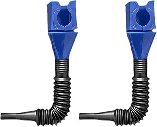 Searching Roads Flexible Funnel, Flex Funnel Flexible Draining Tool Snap Funnel, Spill-Free, Hand-Free - for Automotive Oil and Household Uses