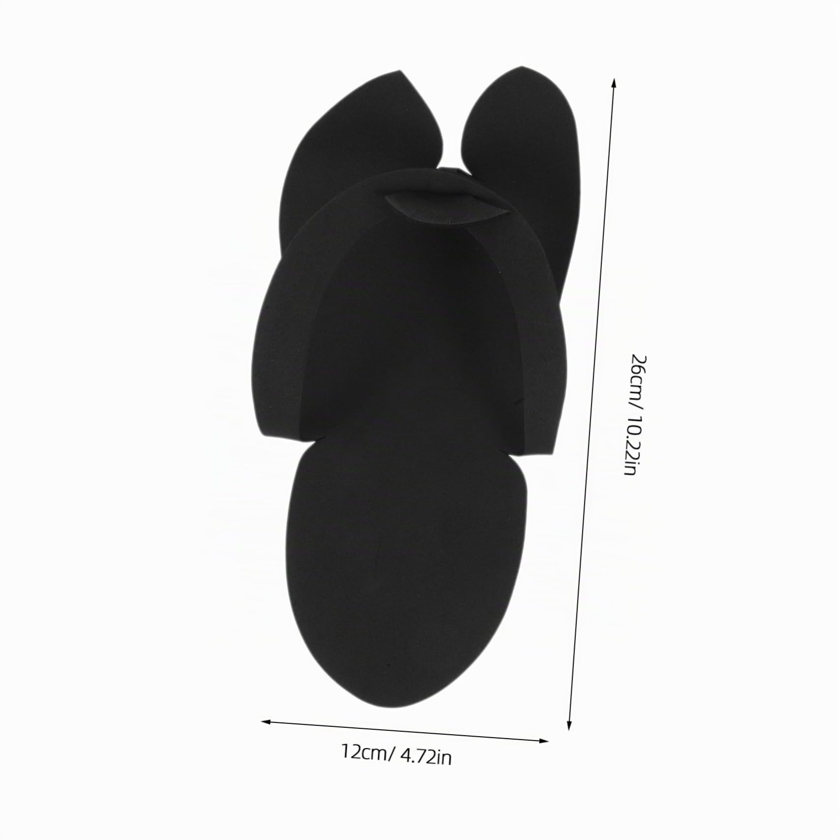 Vaguelly Pantoufles Jetables Eva pour Spa et Pédicure, Lot de 48 Paires, Taille, Antidérapantes, Légères et Confortables, pour Femmes et Hommes, Usage Hôtel, Salon de Couleur Aléatoire