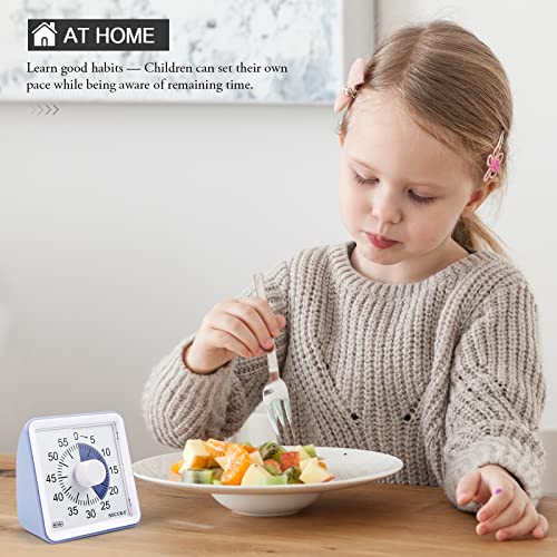 Secura 60-Minute Visual Timer, Classroom Classroom Timer, Countdown Timer For Kids And Adults, Time Management Tool For Teaching (Purple & Purple) #TOP4