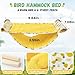 Mygeromon Bird Bed Hammock for Cage Parakeet Sleeping Hut Winter for Parrot/Budgie/Lovebird