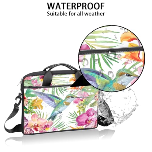 Bolso Para Laptop De 15 Pulgadas Hummingbird Orchids miniatura 3