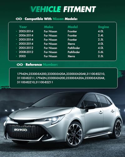 Image of SCITOO Starters Compatible for Nissan Frontier Pickup /Xterra 2005-2015 Pathfinder 2005-2012 4.0L for Suzuki Equator 2009-2012 4.0L SMT0260