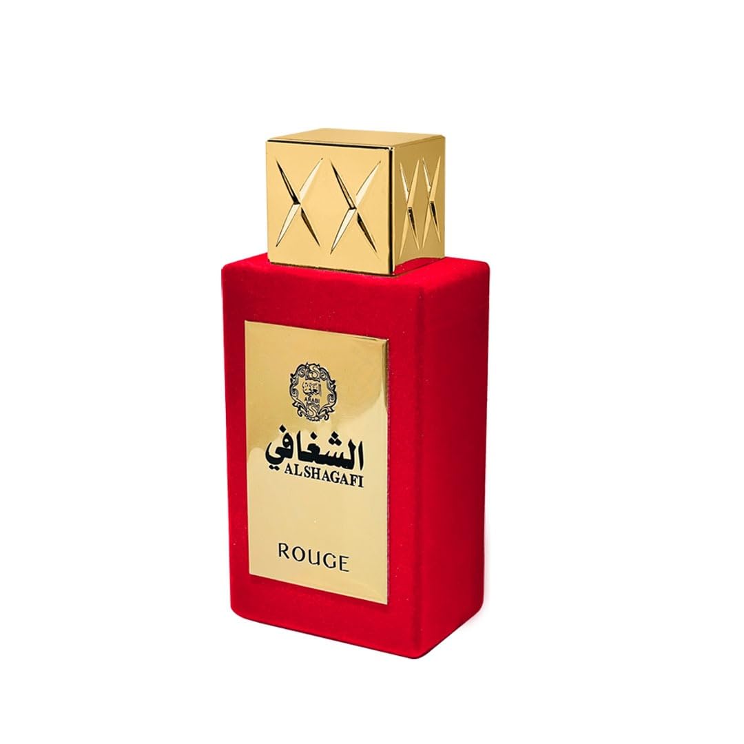 Shaikh Saeed ARABI Al Shagafi Rouge Perfume for Men and Women Eau De Parfum 100ml - Oriental Fragrance, Long-Lasting with Amber and Woody Notes