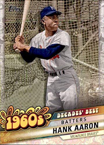 2020 Topps Decades' Best Series 2#DB-21 Hank Aaron Milwaukee Braves Baseball Card