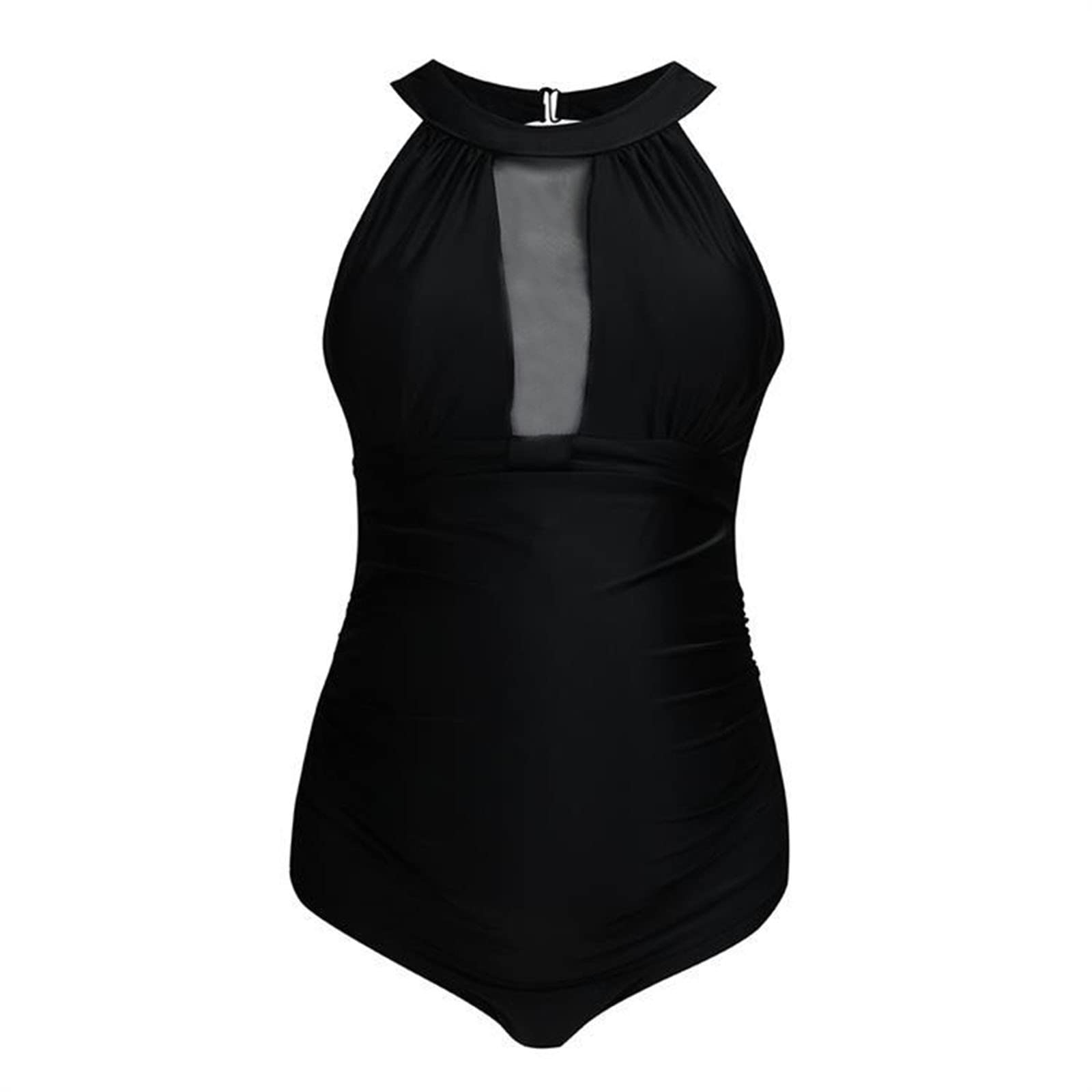 Traje de baño de maternidad para mujer, traje de baño de verano sólido con cuello halter bikini traje de baño de maternidad traje de baño de maternidad pijama leggings mujer