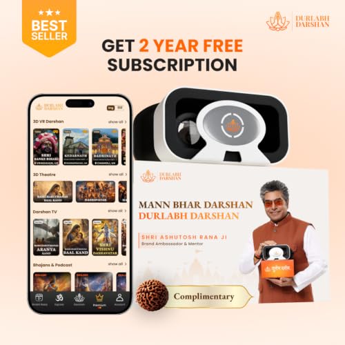 Image of Durlabh Darshan VR Headset +2 Year App Subscription