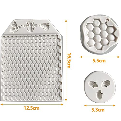 Kensbro Forma Fondente del Silicone 3 Pezzi, Ape