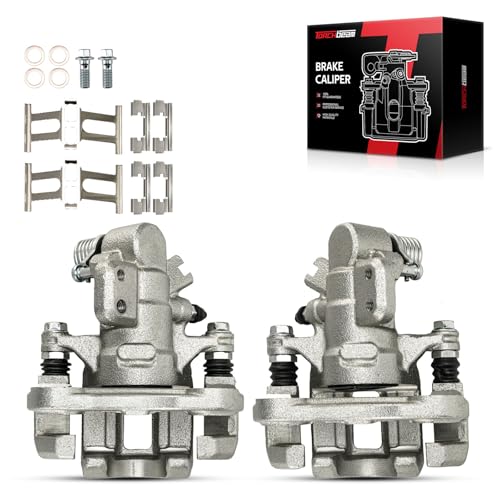 Image of Torchbeam Rear Brake Caliper Left&Right w /Bracket Fit for Civic EX /Si /ILX | 19-P3298+19-P3299