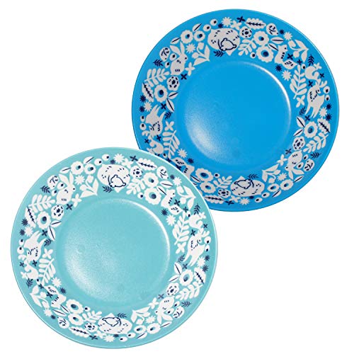 みのる陶器 大鉢 KUKKA ミントグリーン&アクアブルー 950ml 軽量クープ皿 2色入