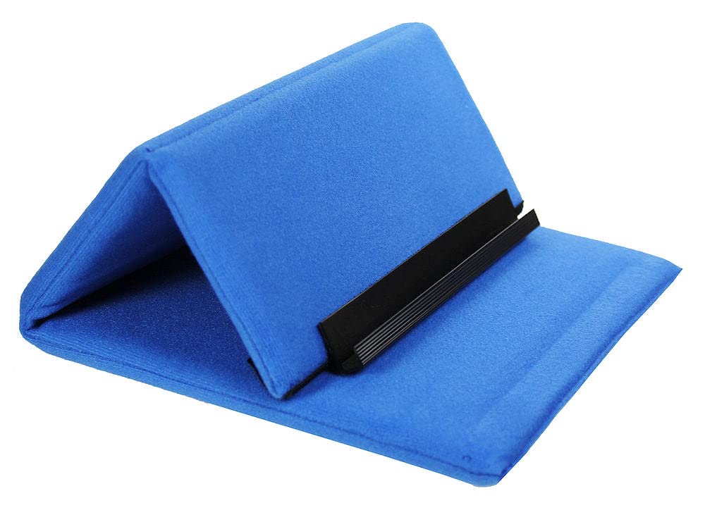 ALZO Multi-Angle Tablet Stand Lounger and Dock Cradle with Case for E-Readers (Blue)