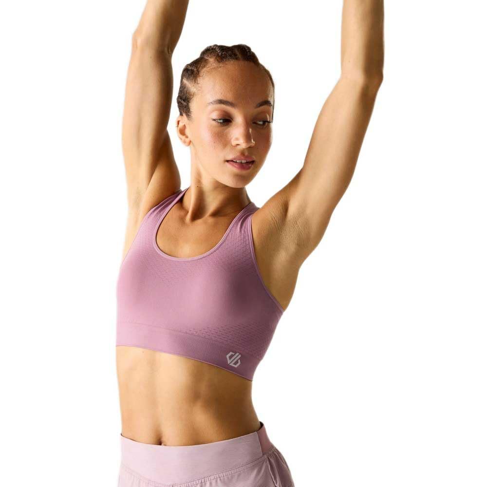 Dare2b Women's Don't Sweat It III Sports Running Bra, Quick Dry Antibacterial Gym Bra