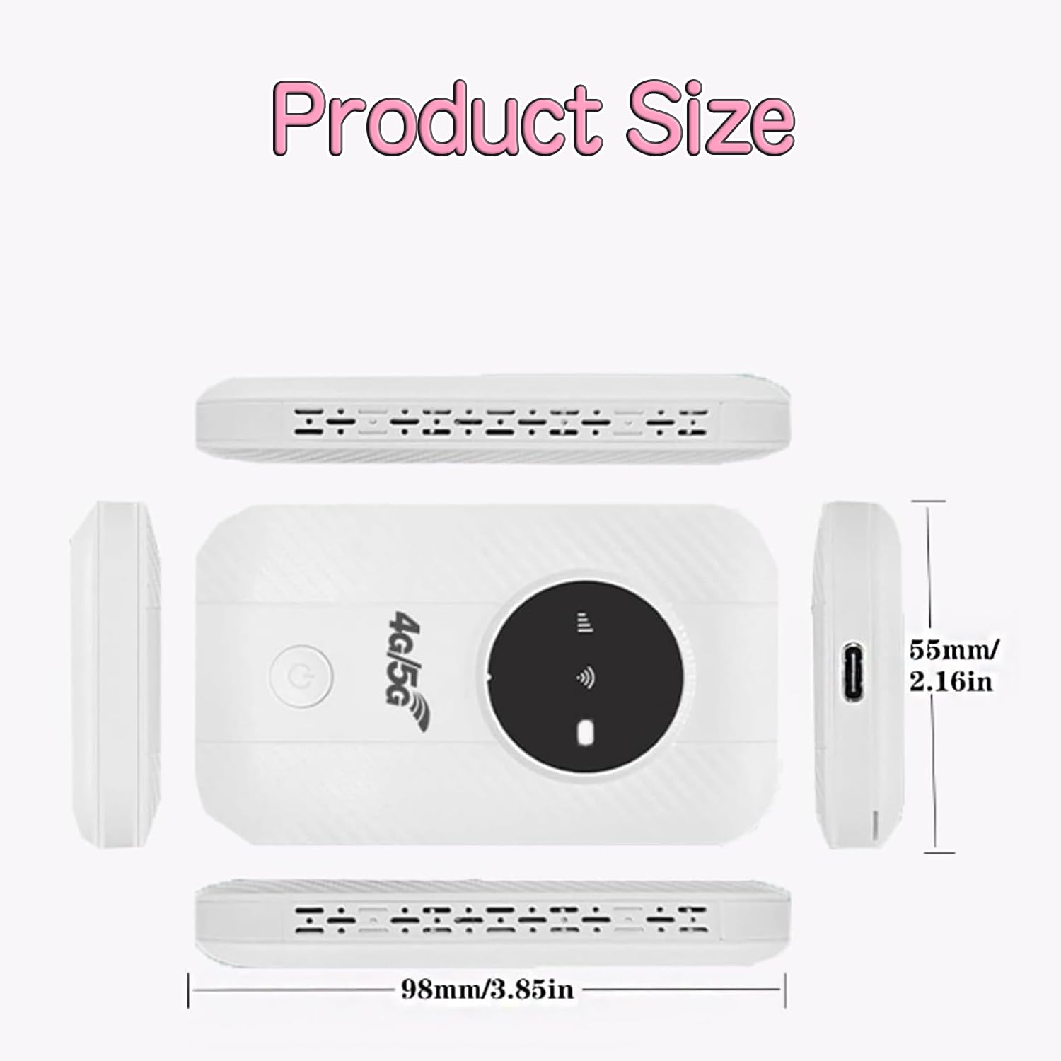 Ultra Link Pocket WiFi, Satellite Internet in Your Pocket, Router Unlimited Satellite Internet Portable 𝖲atellite 𝖨nternet WiFi for International Travel (1 Pcs) — view 9