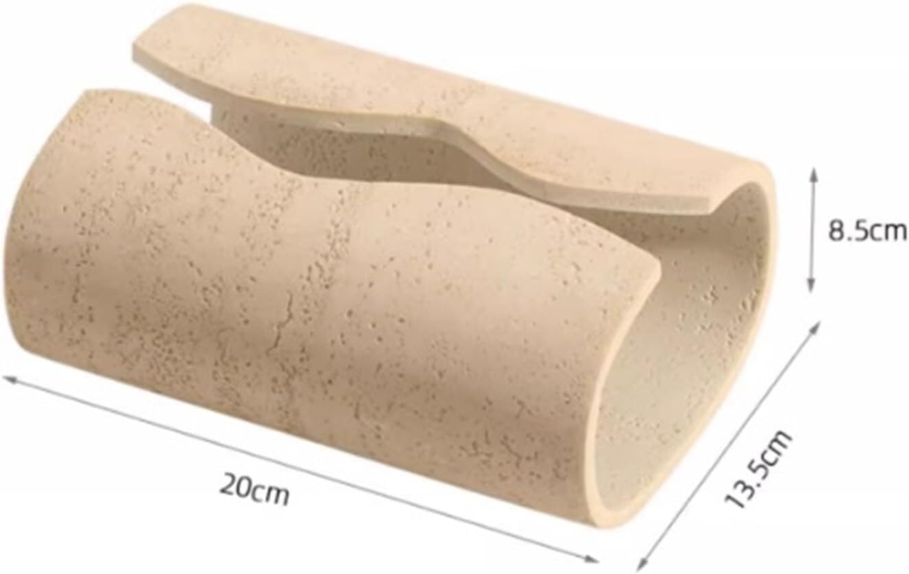 Creative Stone-Effect Premium Decorative Home Accessory Stylish Tabletop Tissue Box