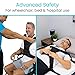 Wheelchair Seat Belt for Adults Chest Harness Safety Strap for Elderly & Disabled Torso Support with Adjustable Anti-Slip Restraint Vest