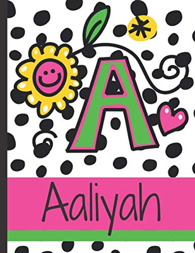 Aaliyah: Gorgeous Personalized Named Story Writing Books for Little Girls Aged 3-11 for Writing Practice and Drawing
