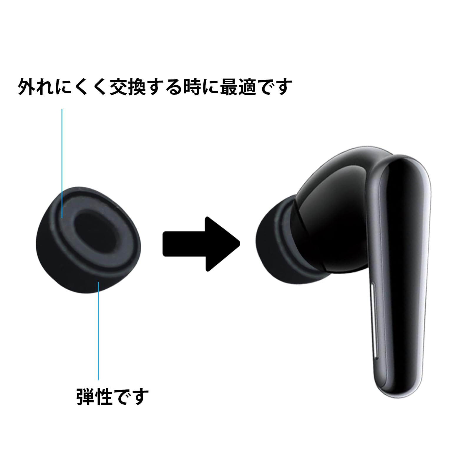 Amazon | umvowuxa 交換用イヤーチップ Anker Soundcore Liberty 5