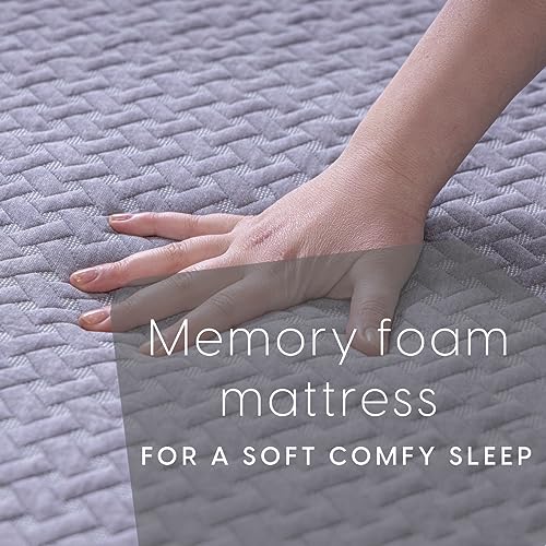 Portable Memory Foam Camping Mattress for Travel or Home - Twin Size