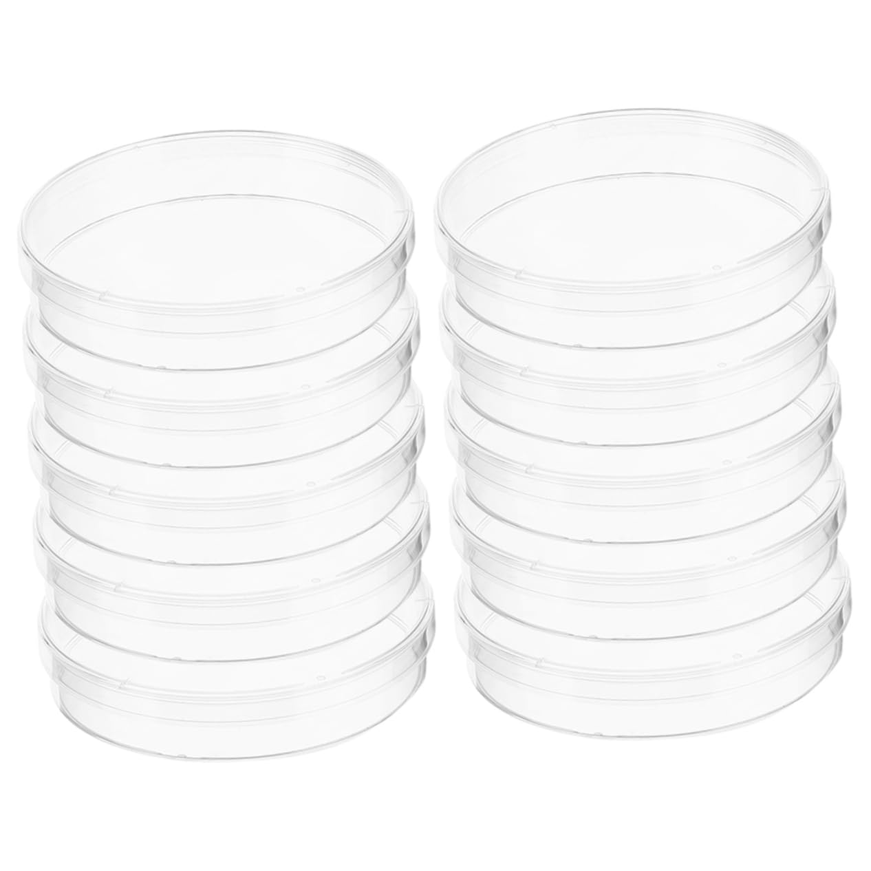 Gatuida 50piezas Placas De Cultivo Celular Transparentes De Laboratorio Para Experimentos Científicos Para Análisis y Formación Biología