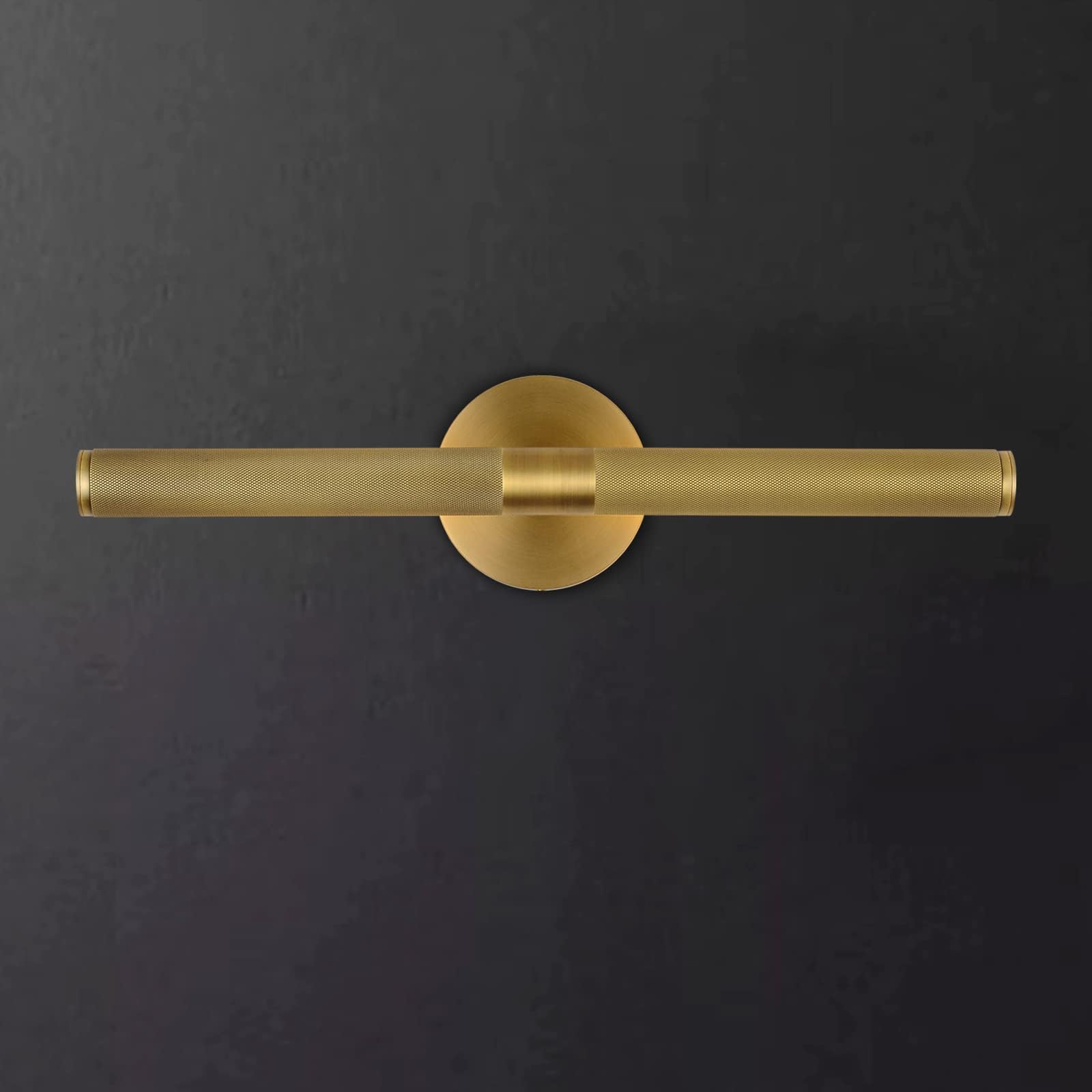 Photo 1 of SKFWAITKW Knurled Picture Light - 19in Brass, Dimmable