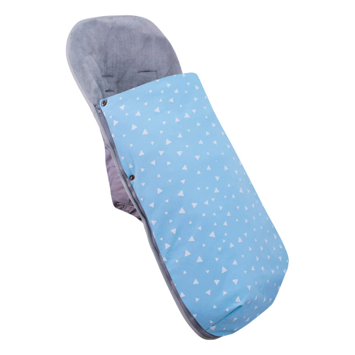 JYOKO KIDS Sacco per passeggino compatibile con Baby jogger City Mini, Joolz (BLUE SPARKLES, PILE)