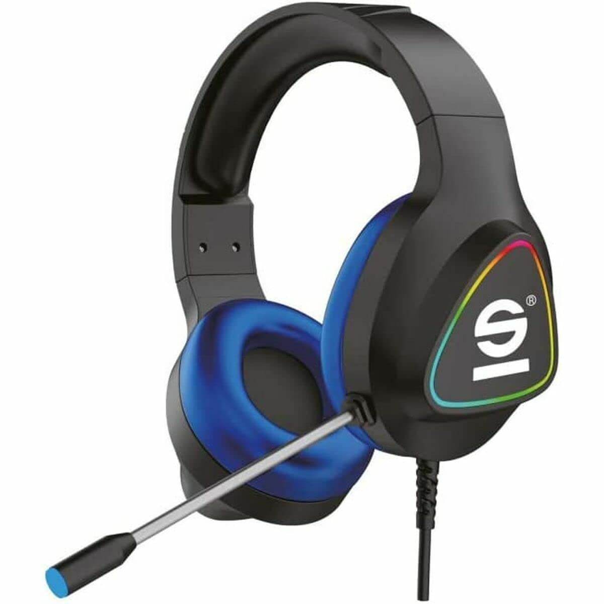 Cuffie Gaming Celly Evo Grandprix Sparco - Con Microfono, LED RGB E Doppio Connettore - Foto 5