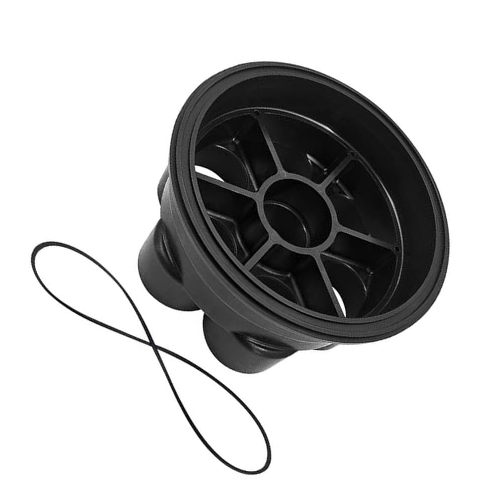 Base valvola a 6 vie da 2" compatibile con piscine Paramount, nero per parte di ricambio 005-302-4032-03, collettore di distribuzione dell'acqua facile da installare