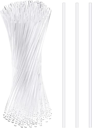 50 palitos acrílicos para paletas de 5 pulgadas, palitos de helado acrílicos, palitos de pastel de caramelo, palitos de barra de hielo, palitos de