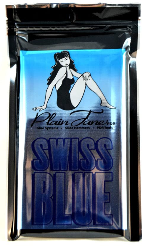 Image of Tabweld Black Plague Swiss Blue PDR Glue Stick Pack - Paintless Dent Repair Glue Pack (Blue)