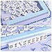 TIASUSAN American Mahjong Tile Set with 166 Blue Back Tiles (1.2”, Tiles Only)