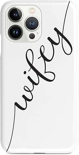 Miniatura 10 de Inspired Cases - Compatible con iPhone Xs Max - Funda protectora con textura 3D para Apple iPhone Xs Max - Esposo y esposa - Wifey
