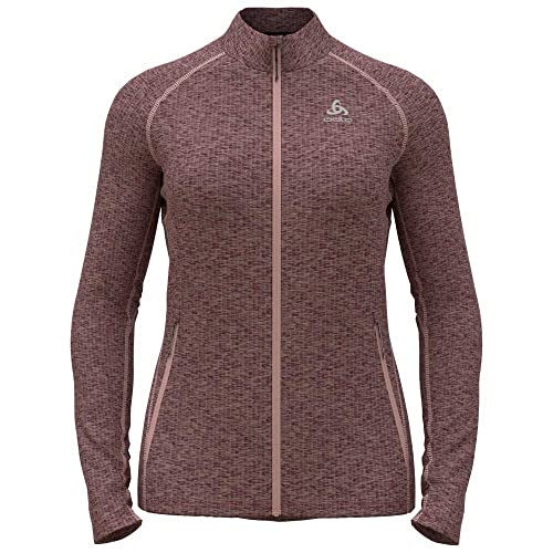 Odlo Damen Langarm Shirt mit Reißverschluss TENCIA, Raspberry Fudge...