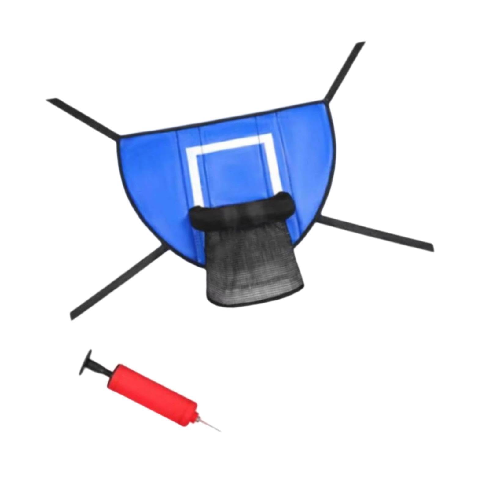 Colaxi Trampoline Basketball Hoop Attachment Set, Universal Basketball Goal, Trampolines Accessories for Training, Blue