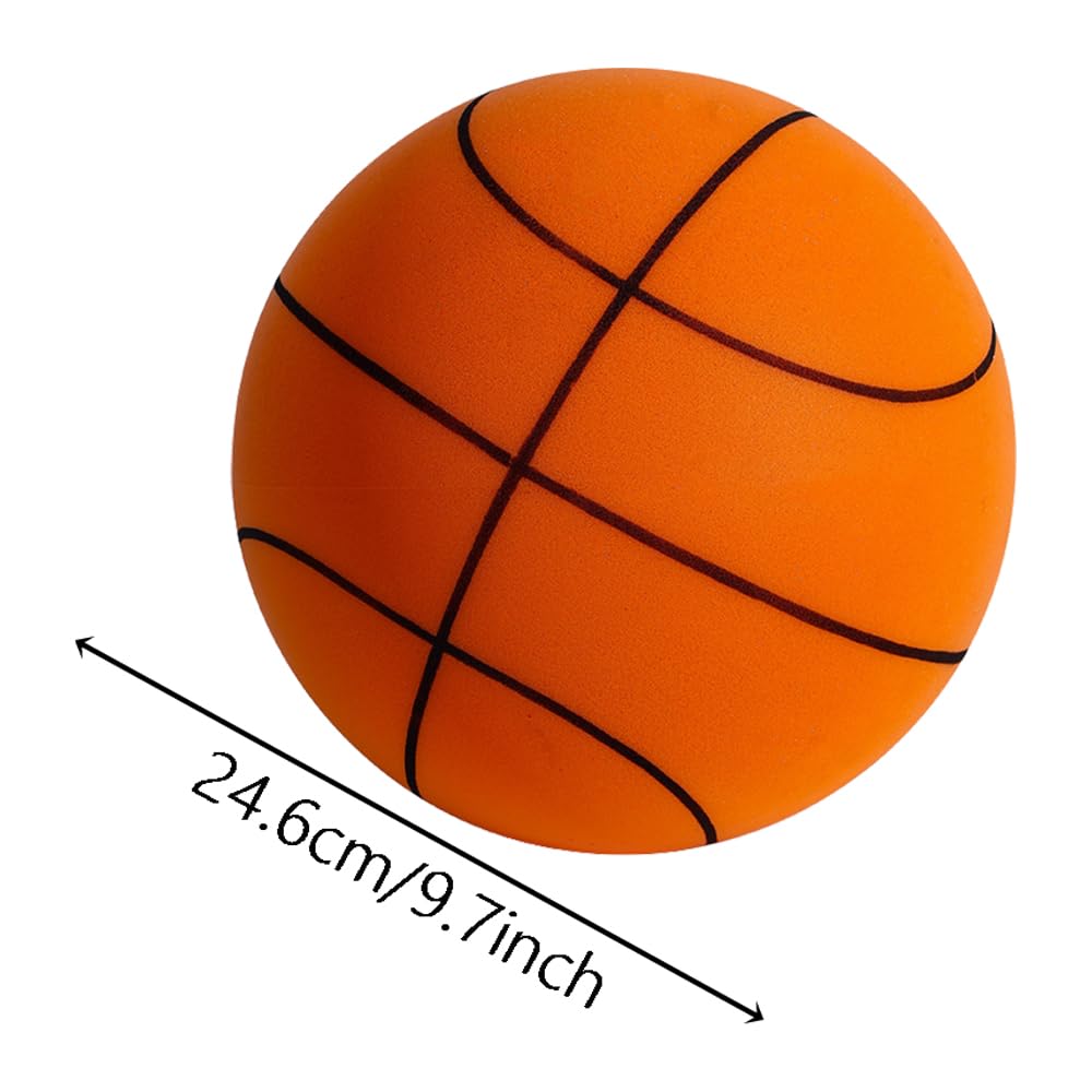 Ballon De Basket Silencieux – Dribble à Moins De 2 Décibels, En Mousse, Pour Intérieur Et Enfants