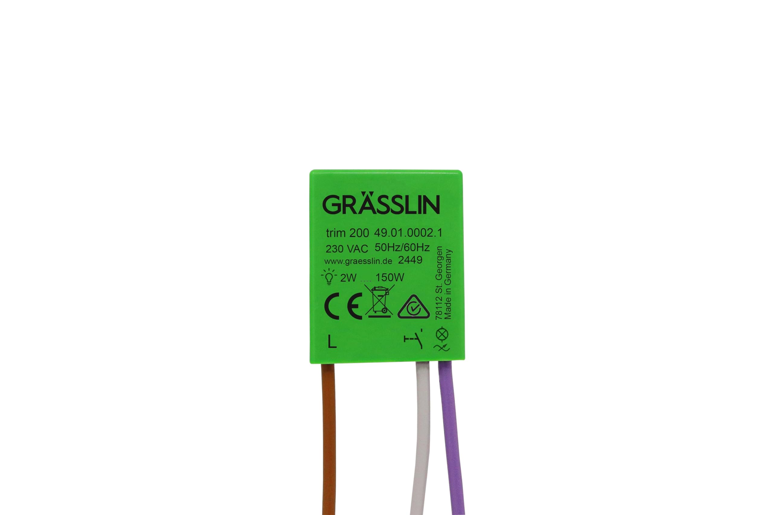 trim 200 49.01.0002.1 – uniwersalny ściemniacz do różnych źródeł światła, ultra kompaktowa konstrukcja, Bluetooth Mesh 5.0, klasa ochrony IP65, timer odliczania, funkcja Fade-In/Fade-Out