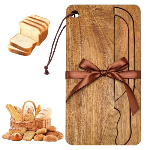 Bread Bow Knife and Cutting Board Set