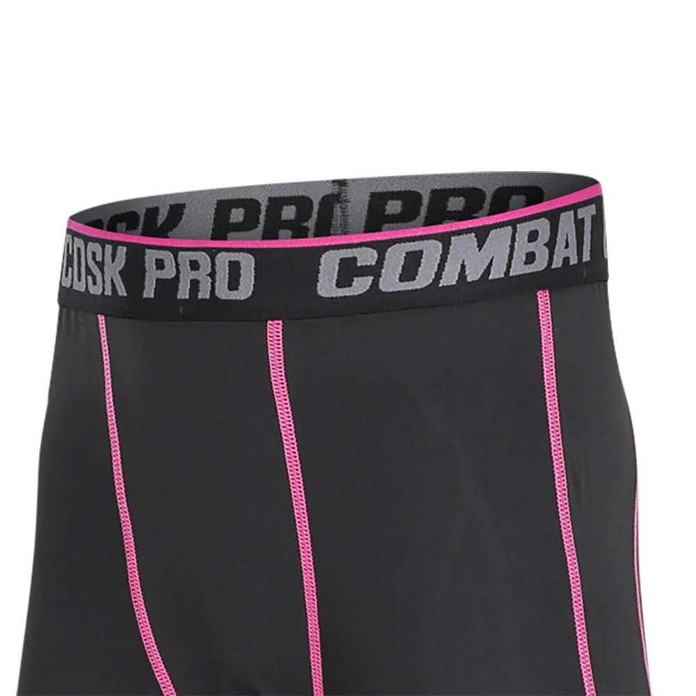 Echinodon Sous-vêtements de sport thermiques pour enfant garçon fille 3 pièces Sous-vêtements fonctionnels Football avec doublure polaire pour entraînement Sous-vêtements de compression Rose S