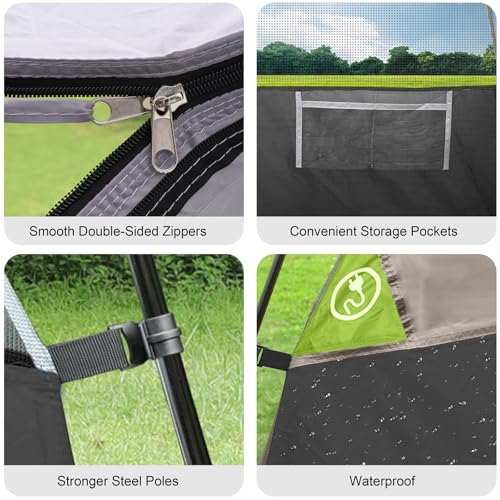 Image of CAMPROS CP Tents for Camping 2 /4 /6 Person, Waterproof Windproof Dome Tent