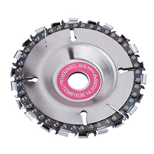 4-Inch 22-Tooth Wood Carving Chain Disc