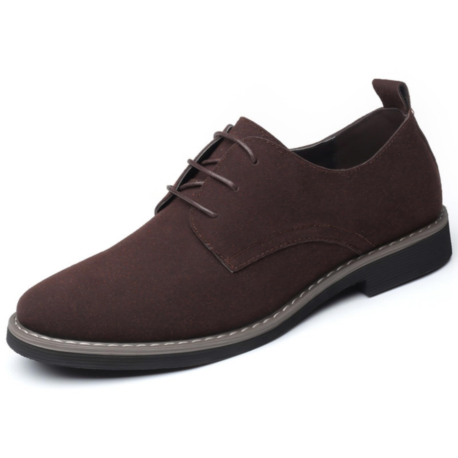 Hixingo Zapatos de Hombre de Vestir Mocasines Zapatos de Cuero Modernos Terciopelo Suave Zapatillas Vestir Hombre Antideslizante Suela de Goma para Negocios, Oficina, Trabajo, Bodas, 39-48