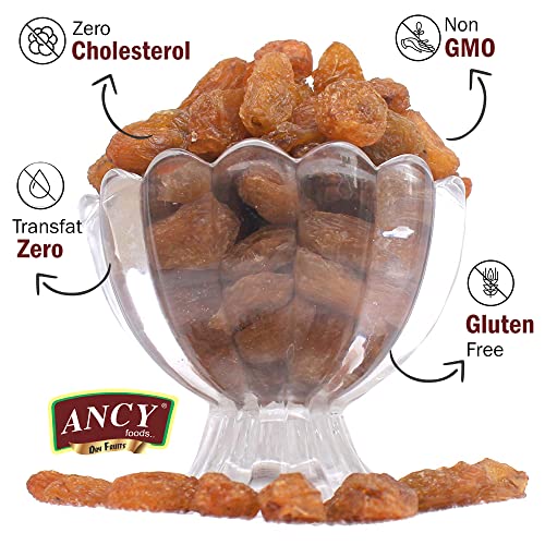 Image of Ancy Munakka 500 Grams (250 Grams X 2) - Golden Raisins | Abjosh Munakka | Boost Immunity & Vitality | Sweet Fruity Taste and Soft Chewy Texture | Healthy Snack for Kids and Office Workers