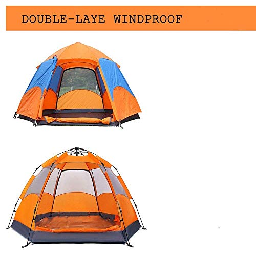 Carpa automática hexagonal GeRRiT para camping 240x240x135cm miniatura 2